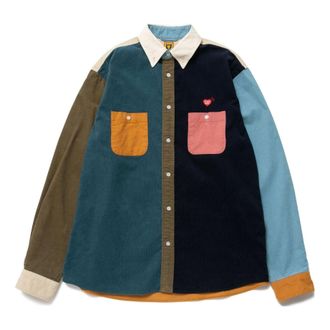 Human Made Crazy Corduroy Shirt Blue HM24SH005
