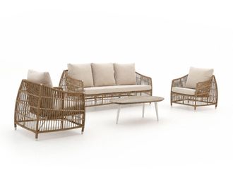 Manifesto Furniture Manifesto Ortello/ROUGH-K stoel-bank loungeset 4-delig 5-zits