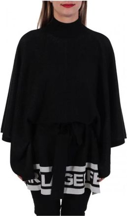 Karl Lagerfeld Dames, Jassen, Zwart, Maat: S Wol