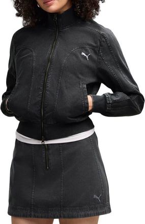 Puma Future Puma Twill Jacket in Puma Black at Nordstrom, Size X-Large
