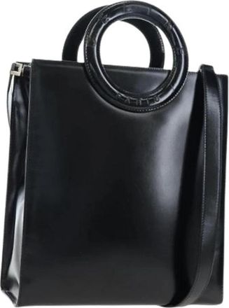 Celine Pre-owned Vintage Tote Bag - Dames - Vintage Shopper - Zwart - ONE Size - Leer - Vintage