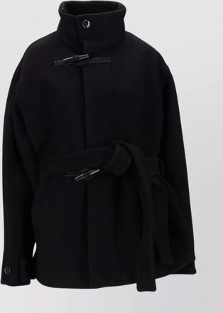 Christophe Lemaire wool short single-breasted coat
