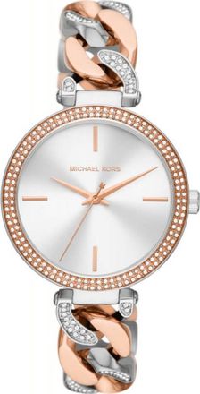 Michael Kors Womens MK4634 Catelyn 38mm Two-Tone Ladies Watch - Silver & Gold Stainless Steel - Size 38mm