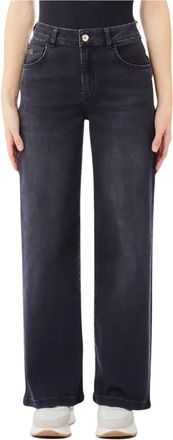 Liu Jo Wide Jeans - female - Liu Jo - Wide Jeans - Black - W30 - Jeans