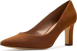 Cole Haan 75mm High Heel Mylah High Womens Heels Tobacco Suede : 10.5 B - Medium, Leather/Textile
