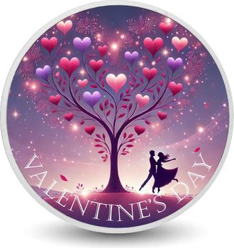 OEM Moneda De Color De 1 Oz susurros Bajo El &Aacute;rbol Del Coraz&oacute;n