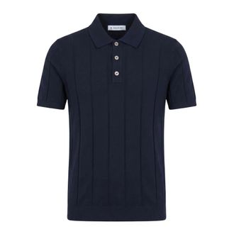 Manuel Ritz Polo Shirts, male, Blue, Size: 3XL Maglia Polo