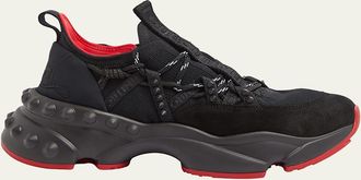 Christian Louboutin Mens Trailnrun Mesh Runner Sneakers