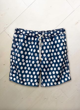 True Grit Mens Drawstring Board Short In Vintage Blue