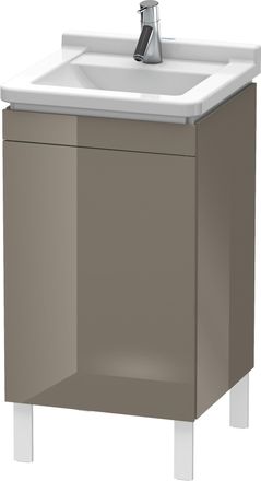 Duravit Duravit L-cube M&oacute;dulo De Lavabo Vertical, 1 Puerta, Con Bisagra A La Izquierda, 460mm, Para Starck 3 030348, Color: Laca De Color Gris Franela De Alto