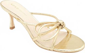 Koko + Palenki Womens Barely Sandal In Gold
