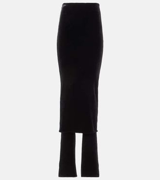 Alaia Alaïa Fluid jersey skirt pants