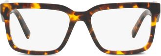 Prada Bril met schildpadschild-design - Bruin
