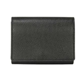 Louis Vuitton Pre-owned Card case - Heren - Pre-owned - Zwart - Maat: ONE Size Leer