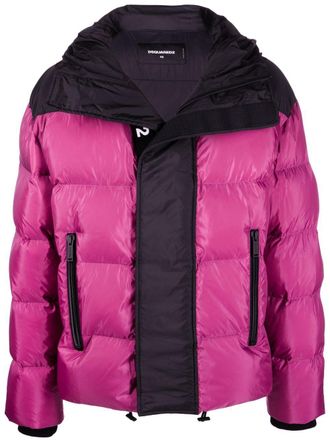 Dsquared2 Piumino con stampa - Viola