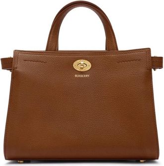Burberry Brown Check Cotswolds Mini Tote