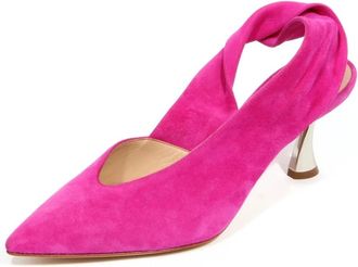 Casadei Slingback schoenen gemaakt in Itali&euml; - Dames - Pumps - Paars - 38 1/2 EU - Su&egrave;de - Schoenen