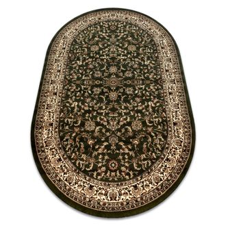 RugsX Rugsx - Alfombra Royal Adr Oval Modelo 1745 Verde Green 200x290 Cm