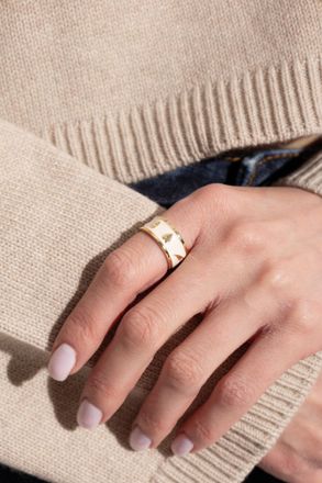 Zadig&Voltaire Engraved Ring, Womens, White