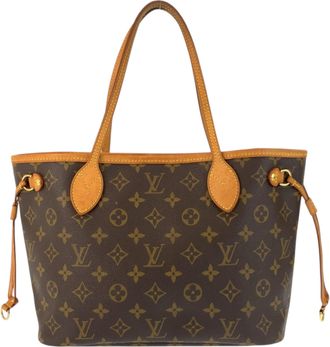 Louis Vuitton Monogram Brown Pvc Handbag Tote Bag (Pre-Owned)