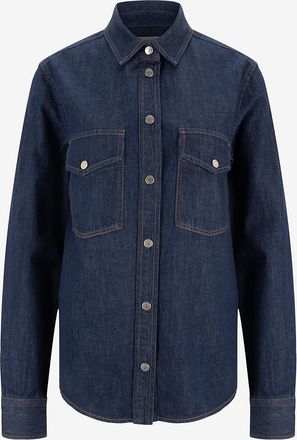 Jacob Cohen Langarm-jeanshemd Texana