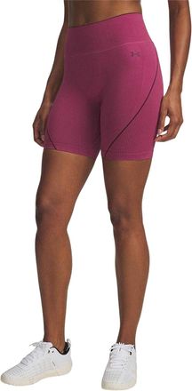 Under Armour Dames Vanish Solid Hoge Taille Workout Shorts (Roze)
