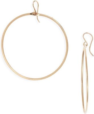Nashelle Signature Large Hoop Earrings in Gold Fill at Nordstrom