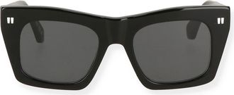 Off-white Selma 51mm Square Sunglasses in Black Dark Grey at Nordstrom Rack