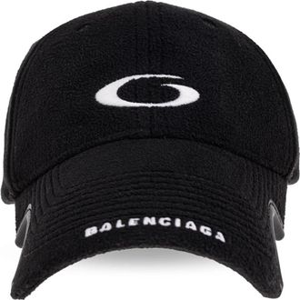 Balenciaga Caps, male, Black, Size: S Fleece Cap