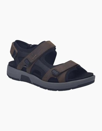 Josef Seibel Mens Emeric 06 Mens Sandals - Espresso Kombi Leath - Size: 9.5