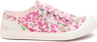 Rocket Dog Jazzin Snap Dames Canvas Sneakers Roze Multi
