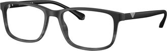 Emporio Armani Glasses, unisex, Black, Size: 53 MM Ea3098 Optical Frame