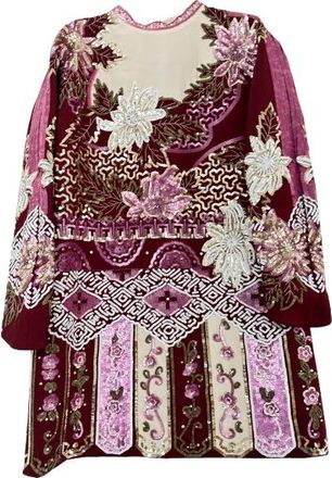 Valentino Garavani Sequin Embroidered Mini Dress Size M