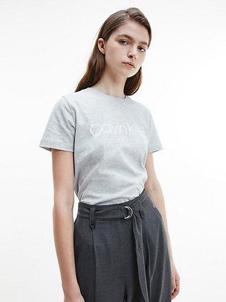 Calvin Klein Camiseta De Algod&oacute;n Con Logo