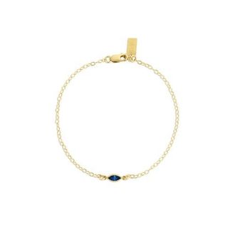 Set & Stones Marquise Birthstone Bracelet in Gold /September at Nordstrom
