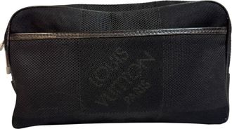 Louis Vuitton Black Canvas Shoulder Bag (Pre-Owned)