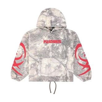 Pleasures Hoodies & sweatvesten, Heren, Grijs, L, Katoen, Hunt Canvas Poncho Hoodie
