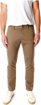 Nn.07 Theo 1420 Chinos - Heren - Chinos - Groen - W32 L34 - Katoen - Broeken