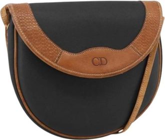 Dior Pre-owned Vintage Schoudertas - Dames - Vintage Schoudertas - Zwart - ONE Size - Leer - Vintage