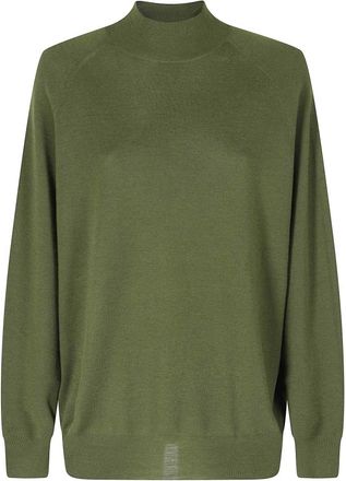 Aspesi Mod 3375 Trui - Dames - Coltruien - Groen - M - Wol - Truien & Vesten