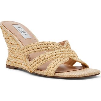 Steven New York Winona Wedge Sandal in Natural at Nordstrom Rack, Size 8.5