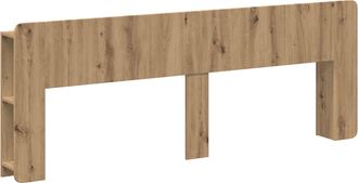vidaXL Cabecero Con Armario Roble Artisan 180 Cm Madera De Ingenier&iacute;a Vidaxl