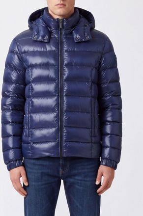 Colmar Water-Repellent Nylon Short Puffer Jacket with Detachable Hood