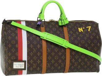 Louis Vuitton Pre-owned Weekend Bag - Heren - Vintage Weekendtas - Bruin - ONE Size - Vintage