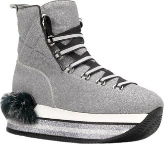 Hogan Maxi Leather Snow Boot
