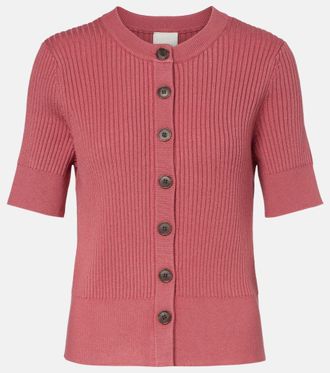 Varley Micha ribbed-knit cardigan