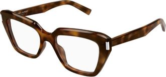 Saint Laurent Cat Eye Optisch Montuur - Dames - Brillen - Bruin - 54 MM - Accessoires