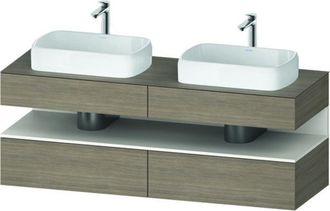 Duravit Qatego Consola Mueble Bajo Lavabo, 2 Extensiones, 2 - Duravit