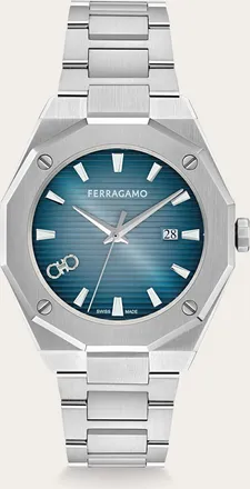 Ferragamo Men Ferragamo Edge Gent watch Blue