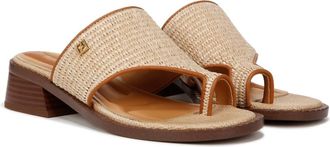 Franco Sarto Womens Sia Slide Sandal In Raffia Natural